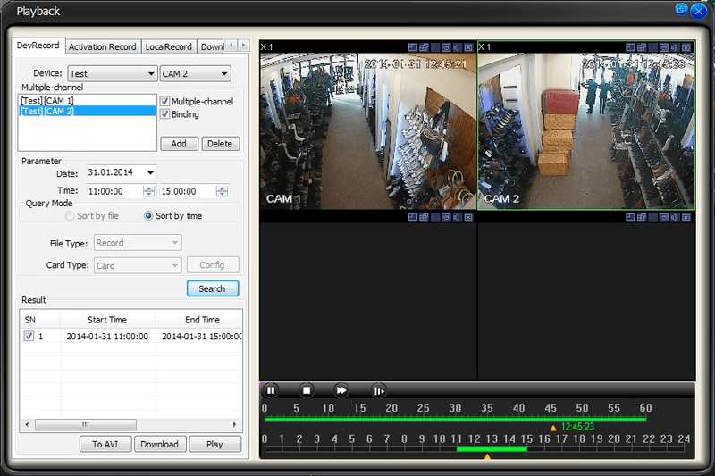 Playback Pro Surveillance System