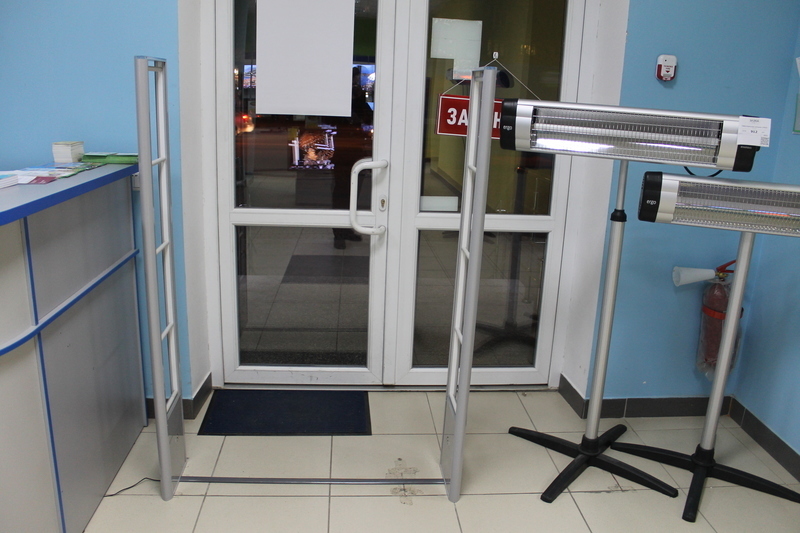 Антикрадіжні ворота в магазині