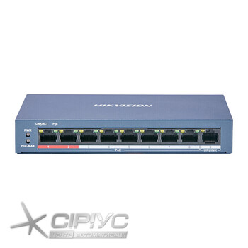 Коммутатор PoE Hikvision DS-3E0109P-E(C) Коммутатор PoE Hikvision DS-3E0109P-E(C)