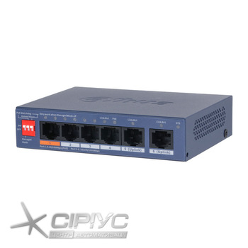 Коммутатор PoE Dahua DH-CS4006-4ET2GT-60 Коммутатор PoE Dahua DH-CS4006-4ET2GT-60