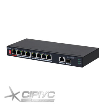 Коммутатор PoE Dahua DH-PFS3110-8ET1GT1GF-96 Коммутатор PoE Dahua DH-PFS3110-8ET1GT1GF-96