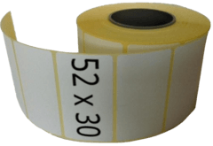 Термотрансферна етикетка самоклеюча 52 х 30