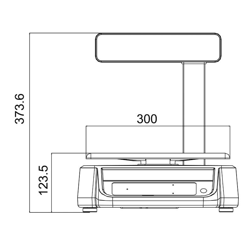 креслення ваги DIGI DS-782P