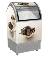 Морозильна вітрина для вагового морозива M100Q - Juka 3 види морозива