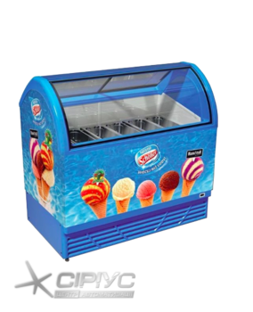 Морозильна вітрина для вагового морозива M400Q - Juka 9 видів морозива Морозильна вітрина для вагового морозива M400Q - Juka 9 видів морозива