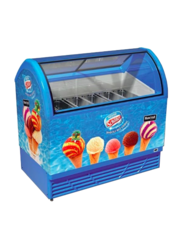 Морозильна вітрина для вагового морозива M400Q - Juka 9 видів морозива