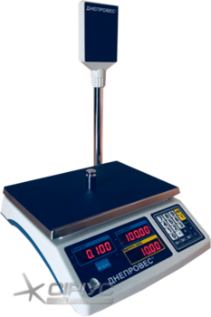 Весы Днепровес ВТД-РС с подключением к РРО (RS-232)